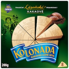 Opavia lázeňské oplatky Kolonáda Trojhránky kakaové 200g