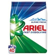 Ariel Alpine Fresh Prací Prášek, 2.2kg, 40 Praní