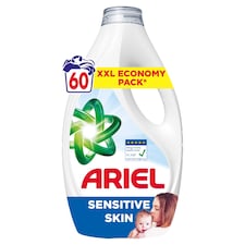 Ariel Tekutý Prací Prostředek Pro Citlivou Pokožku, 2.7l, 60 Praní