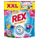 REX Aromatherapy Color přípravek pro praní prádla 44 praní 44 x 12g (528g)