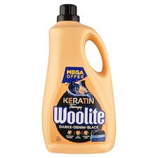 Woolite Keratin Therapy Darks Denim Black tekutý prací přípravek s keratinem 60 praní 3,6l