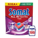 Somat All in 1 Extra přípravek na mytí nádobí v myčce 100 ks 1500g