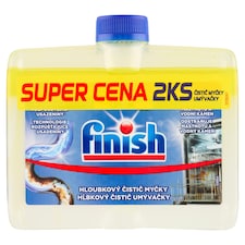 Finish Lemon hloubkový čistič myčky 2 x 250ml