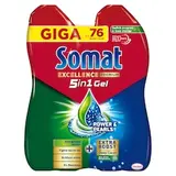 Somat Excellence Premium 5in1 přípravek na mytí nádobí v myčce 2 x 684ml