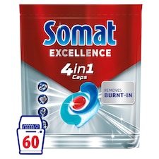 Somat Excellence 4in1 kapsle do automatické myčky na nádobí 60 ks 1140g