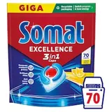 Somat Excellence 3in1 Lemon Fresh kapsle do automatické myčky nádobí 70 ks 1267g