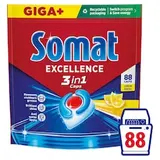 Somat Excellence 3in1 Lemon Fresh kapsle do automatické myčky nádobí 88 ks 1592,8g