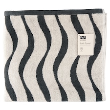 F&F Home Grey Wave Design osuška 70 cm x 127 cm