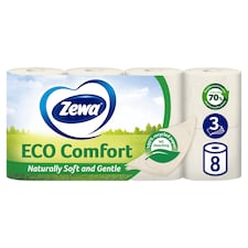 Zewa Eco Comfort toaletní papír 3 vrstvý 8 rolí