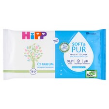 HiPP Soft & Pur čisticí vlhčené ubrousky 10 ks