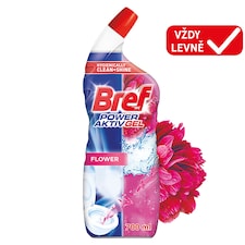 Bref Power Aktiv Gel WC čistič Flower 700ml