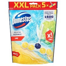 Domestos Power 5 Lime WC bloky 5 x 50g