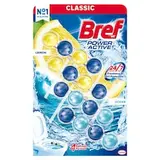 Bref Power Active Lemon/Ocean tuhý WC blok 4 x 50g