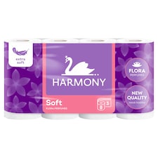 Harmony Soft Flora Perfumes toaletní papír 3 vrstvy 8 ks