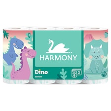 Harmony Dino Edition toaletní papír 3 vrstvy 8 ks