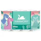 Harmony Dino Edition toaletní papír 3 vrstvy 8 ks