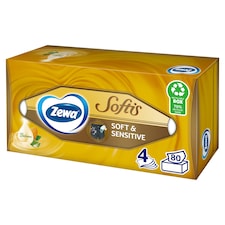 Zewa Softis Soft & Sensitive papírové kapesníčky 4 vrstvé 80 ks