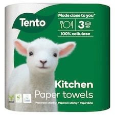 Tento Kitchen Papírové utěrky 3-vrstvé 2 rolky