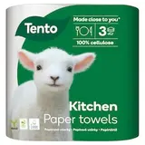 Tento Kitchen Papírové utěrky 3-vrstvé 2 rolky