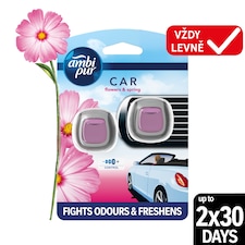 Ambi Pur Flower & Spring Osvěžovač Vzduchu Do Auta, Náhradní Náplň - Klip 2 ks