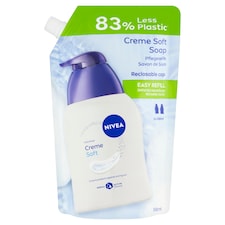 Nivea Creme Soft Krémové tekuté mýdlo náhradní náplň 500ml