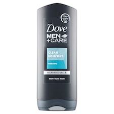 Dove Men+Care Clean Comfort sprchový gel na tělo a obličej 400ml