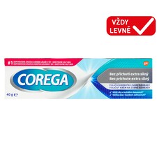 Corega Fixační krém Original extra silný pro pevnou fixaci zubní náhrady, bez příchuti, 40g
