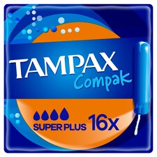 Tampax Compak Super Plus Tampony S Aplikátorem16 ks