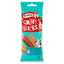 Frolic Smiley Sticks s příchutí kuřecího a hovězího 10-25kg 175g