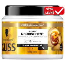Schwarzkopf Gliss vyživující maska 4v1 Oil Nutritive pro lámavé a poškozené vlasy 400ml