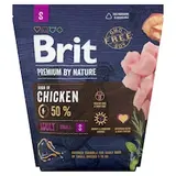Brit Premium by Nature Adult S kompletní krmivo pro psy 1kg