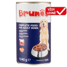 Brunos Kompletní krmivo pro dospělé psy s hovězím 1240g