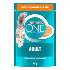Purina ONE Adult kapsička pro kočky kuře ve šťávě 85g