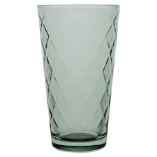 F&F Home Diamond Hiball sklenice šedozelená 410 ml