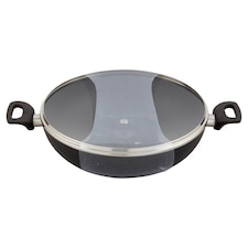 Go Cook Pánev Wok se skleněnou poklicí 32 cm