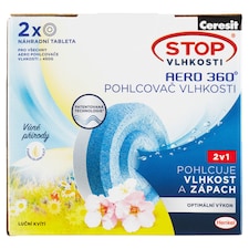 Ceresit Stop Vlhkosti Aero 360° náhradní tablety luční kvítí 2 x 450g (900g)