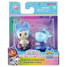 Dreamworks Gabby's Dollhouse 'Pandy Paws' & Rocket Ship figurka