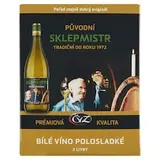České Vinařské Závody Původní sklepmistr Bílé víno polosladké 3l