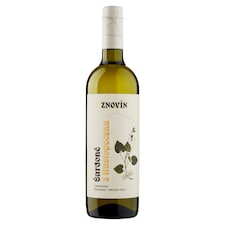 Znovín Chardonnay odrůdové bílé víno jakostní polosuché 0,75l