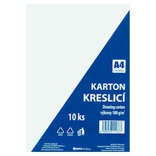 Krpa Karton kreslící A4 10 listů