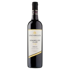 Víno Mikulov Sommelier Club Merlot víno s přívlastkem pozdní sběr suché červené 0,75l
