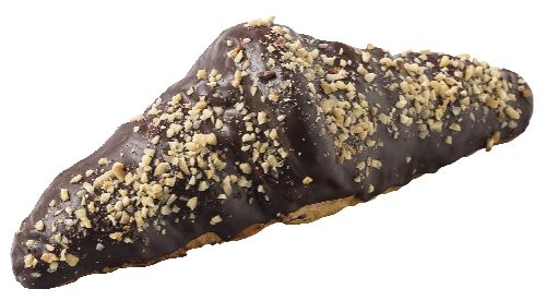 Croissant s tmavou polevou a ořechy 120g