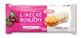 Klasa Linecké rohlíčky v jogurtové polevě s višňovou náplní 210 g