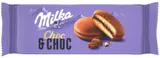 Milka Choc & Choc celomáčené jemné pečivo s kakaovou náplní 150g