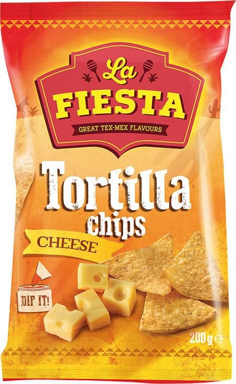 La Fiesta Tortilla Chips sýrové 200 g