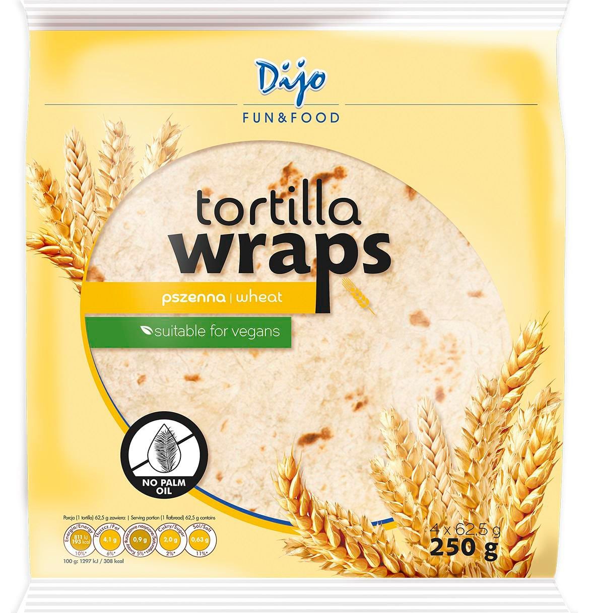 Dijo Tortilla pšeničná 250g
