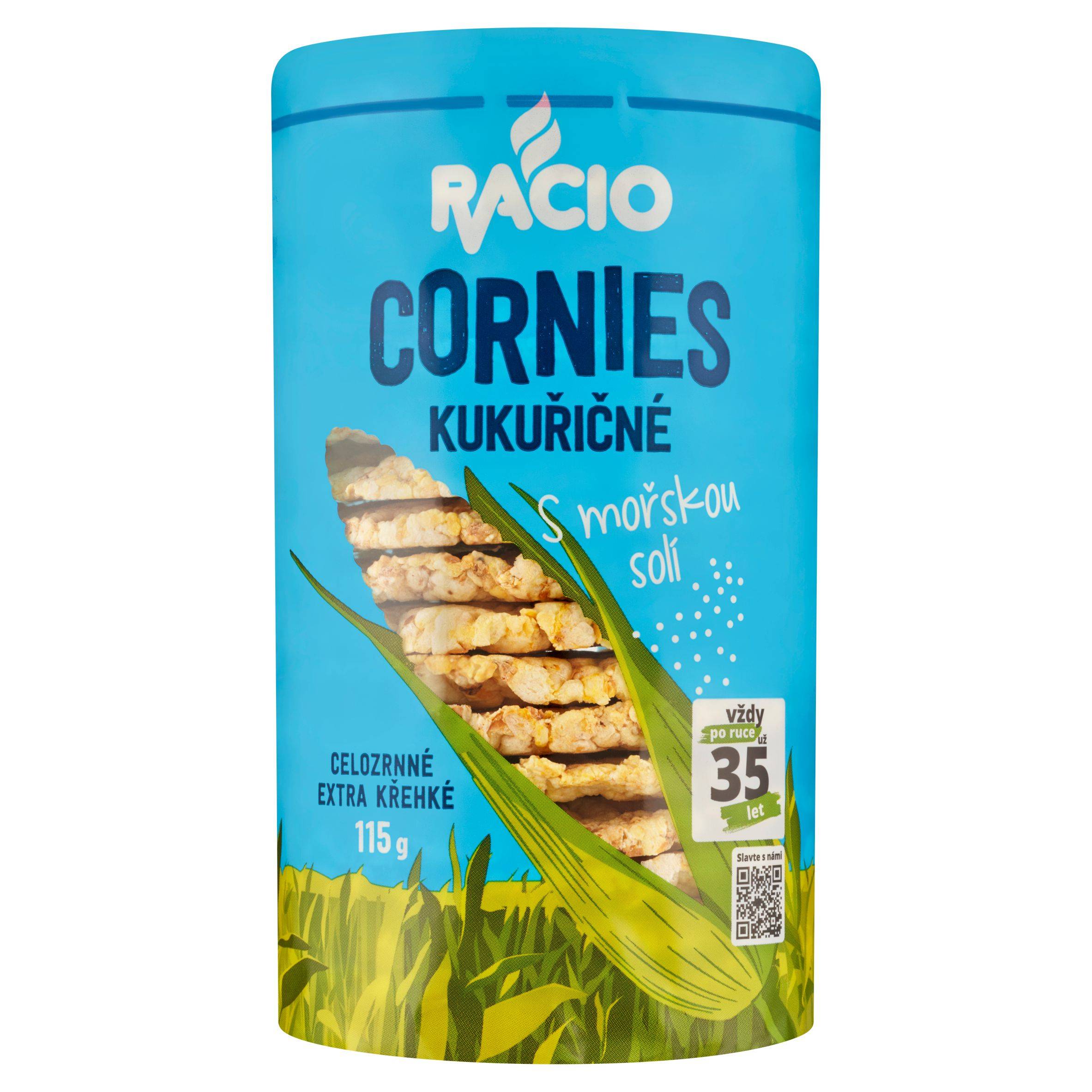Racio Cornies Kukuřičné s mořskou solí 115 g