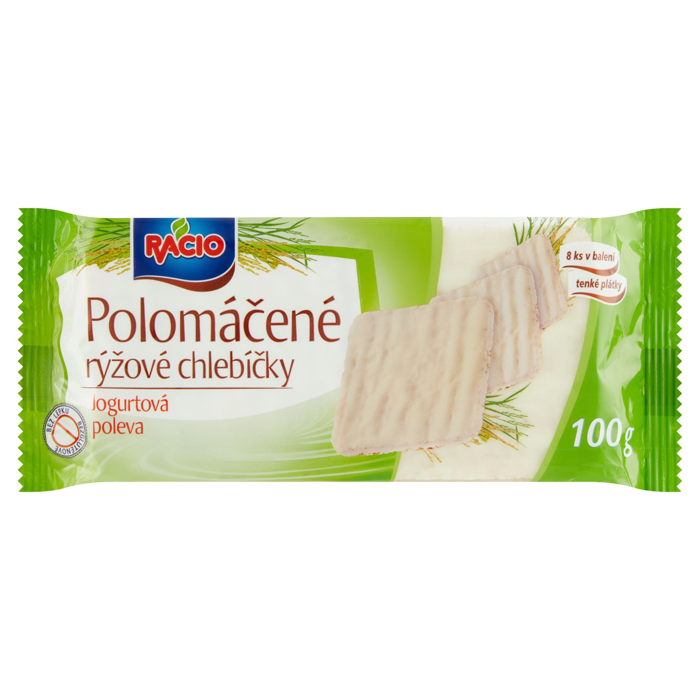 Racio Polomáčené rýžové chlebíčky s jogurtovou polevou 100 g