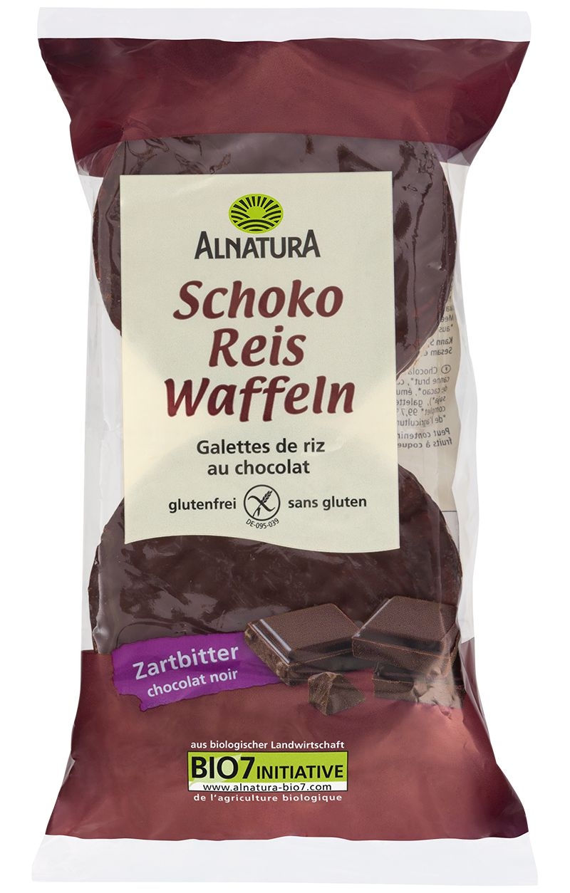 Alnatura BIO Rýžový chléb hořká čokoláda 100 g