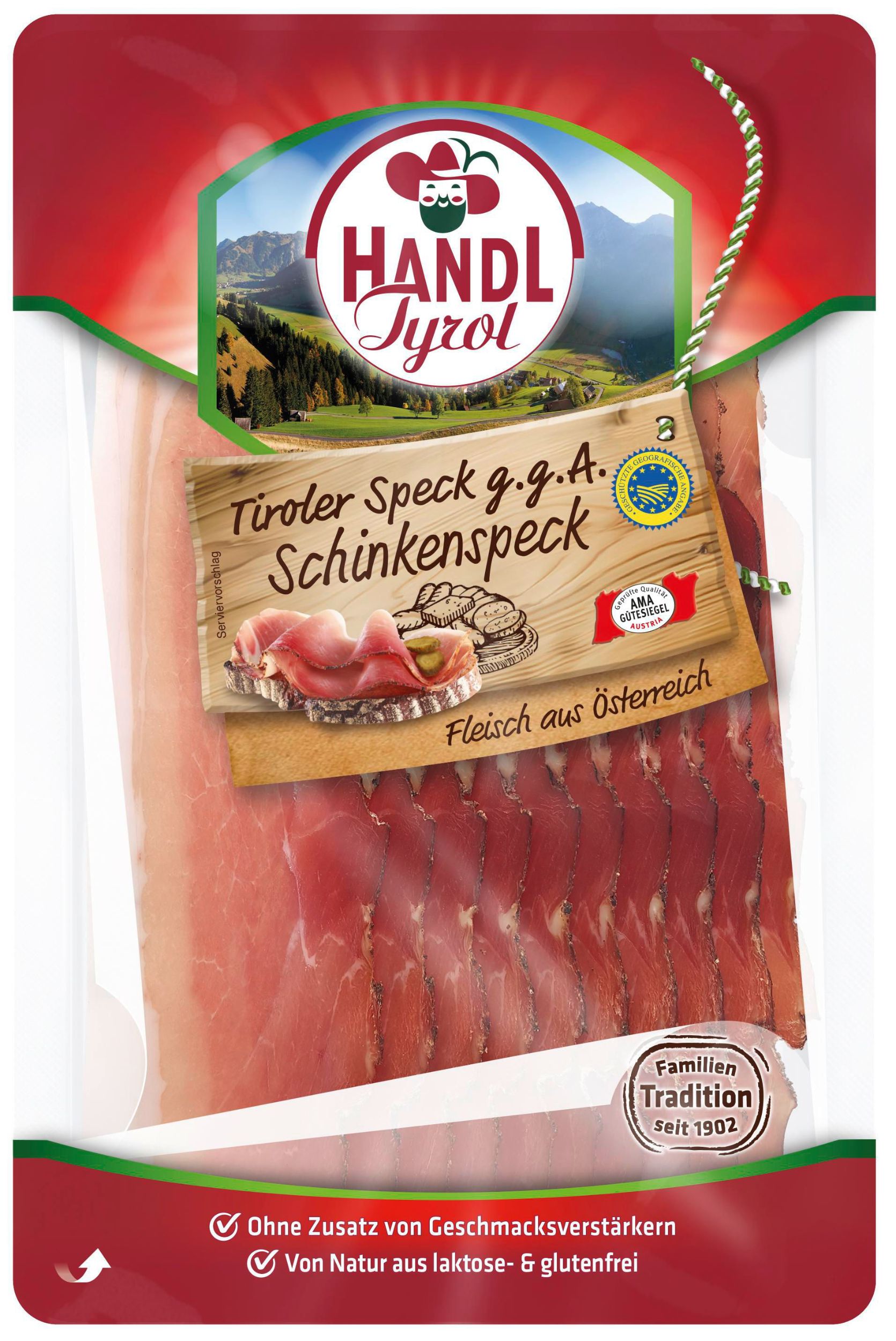 Handl Tyrol Tyrolský šunkový špek 100g